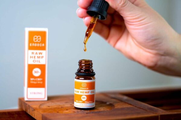 Endoca dråber RAW 30% - 10ml flaske (3000mg CBDa+CBD) - ekstra stærk styrke - 10mg per olie dråbe - gylden rød - Billede 6