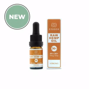 „Endoca“ lašai RAW 30% - 10 ml buteliukas (3000 mg CBDa+CBD) - ypač stiprus - 10 mg viename aliejaus laše
