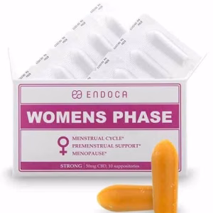 Υπόθετα Endoca για γυναίκες 10 τεμάχια - 50mg (500mg CBD) - εξαιρετικά ισχυρή αντοχή