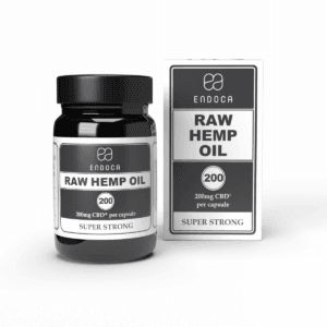 Endoca kapsler RAW - 30 styk 200mg (6000mg CBDa+CBD) - super stærk styrke