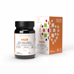 Endoca Orange Haze vingummier med appelsin - 300mg CBD + 5mg CBG pr gummi – super stærk styrke