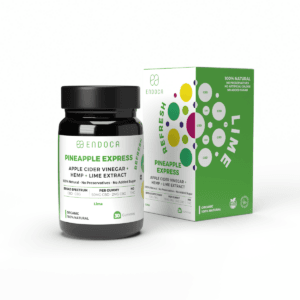 Endoca Pineapple Express vingummier med lime - 50mg CBD + 2mg CBG pr gummi – stærk styrke