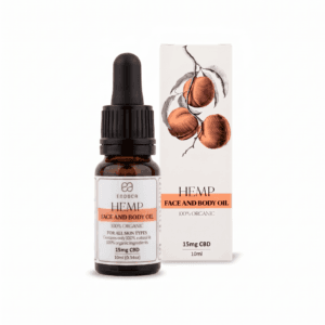 Żejt Endoca għall-wiċċ u l-ġisem - żgħir 10ml - saħħa ħafifa (15mg CBD)