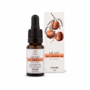 Olej na tvár a telo Endoca - malý 10 ml - mierna sila (15 mg CBD)