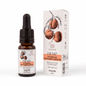 Endoca everyday restore ansigtsserum – lille 10ml - mild styrke (15mg CBD)